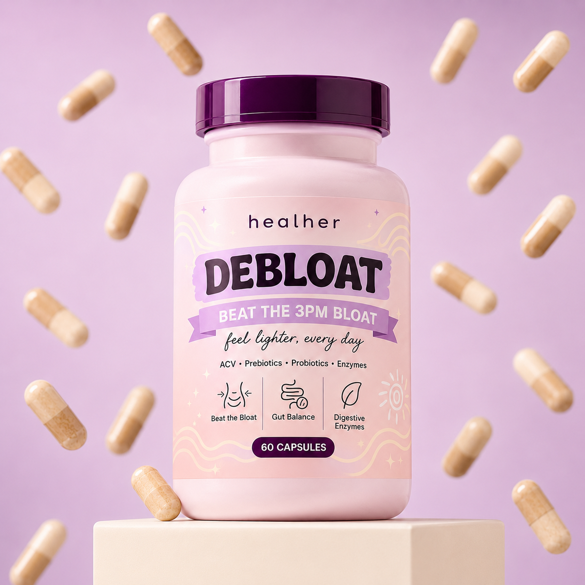 Healher Debloat supplements